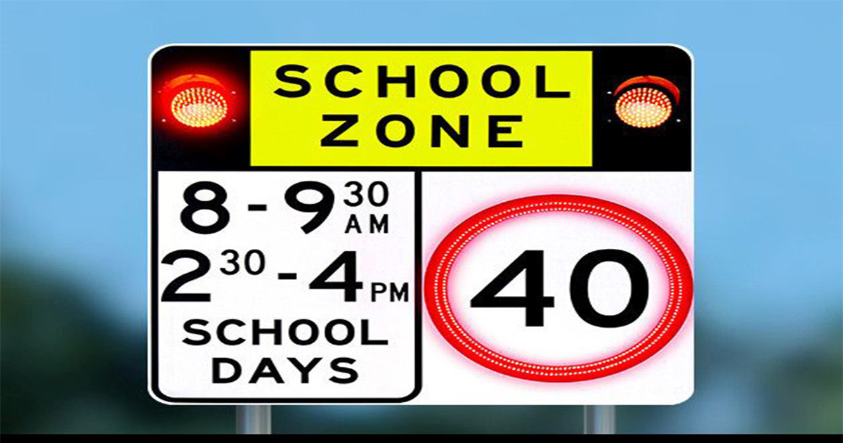 Drive to save lives in school zones