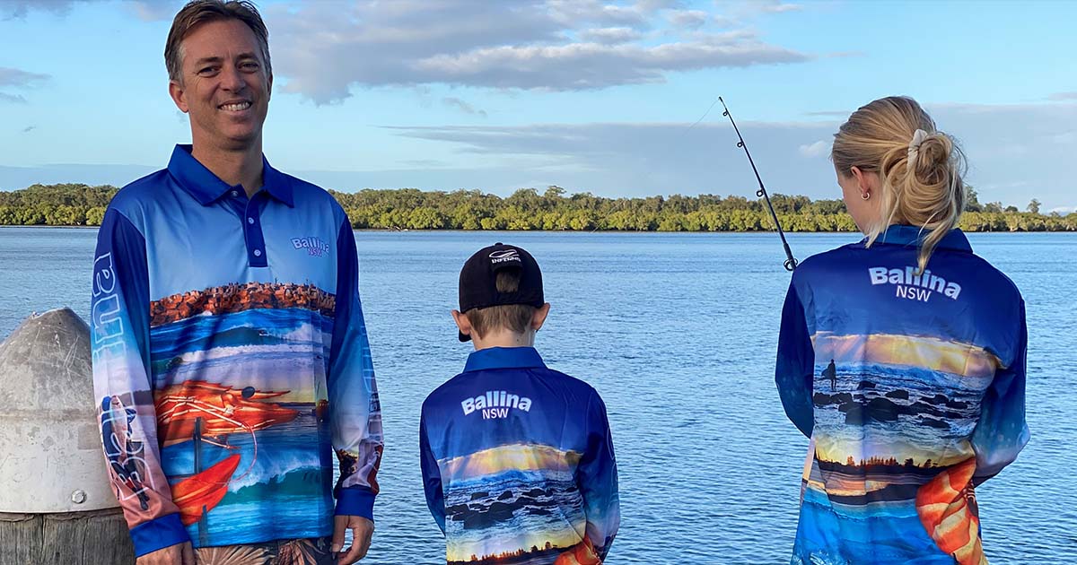 Reel in your next catch in a Ballina Fishing Shirt