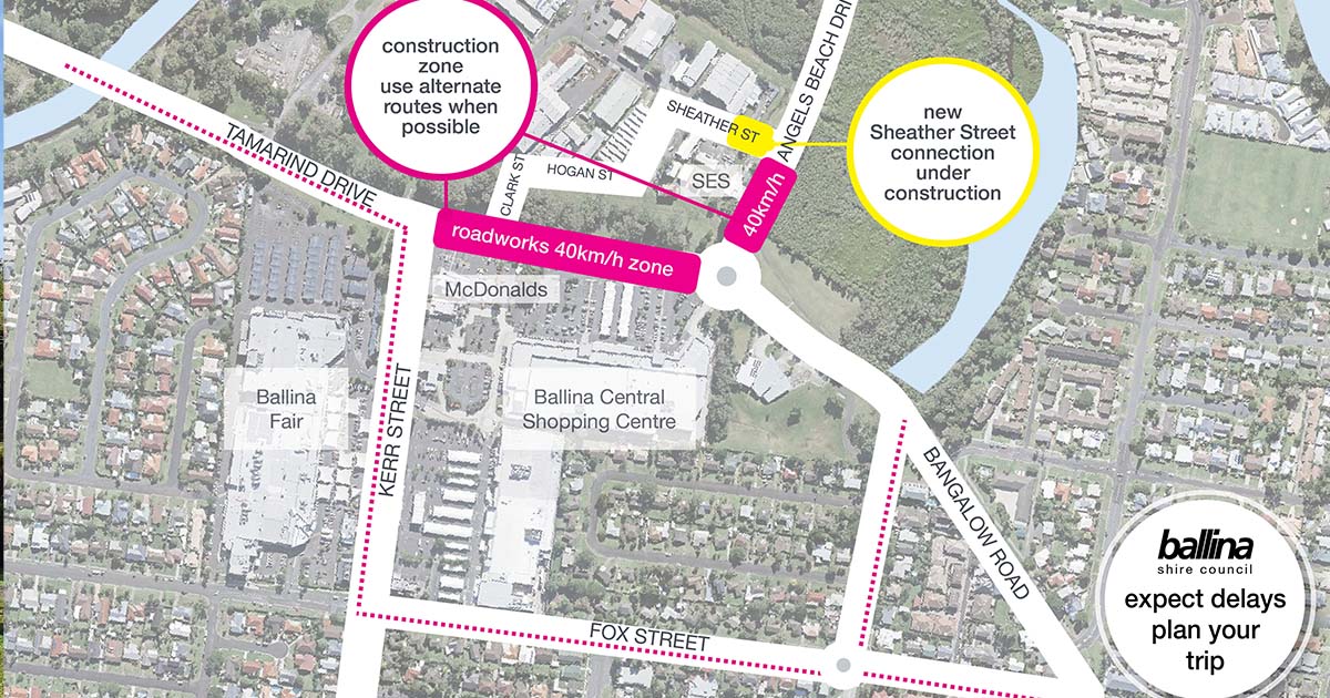 Intersection widening works to commence on Bangalow Road