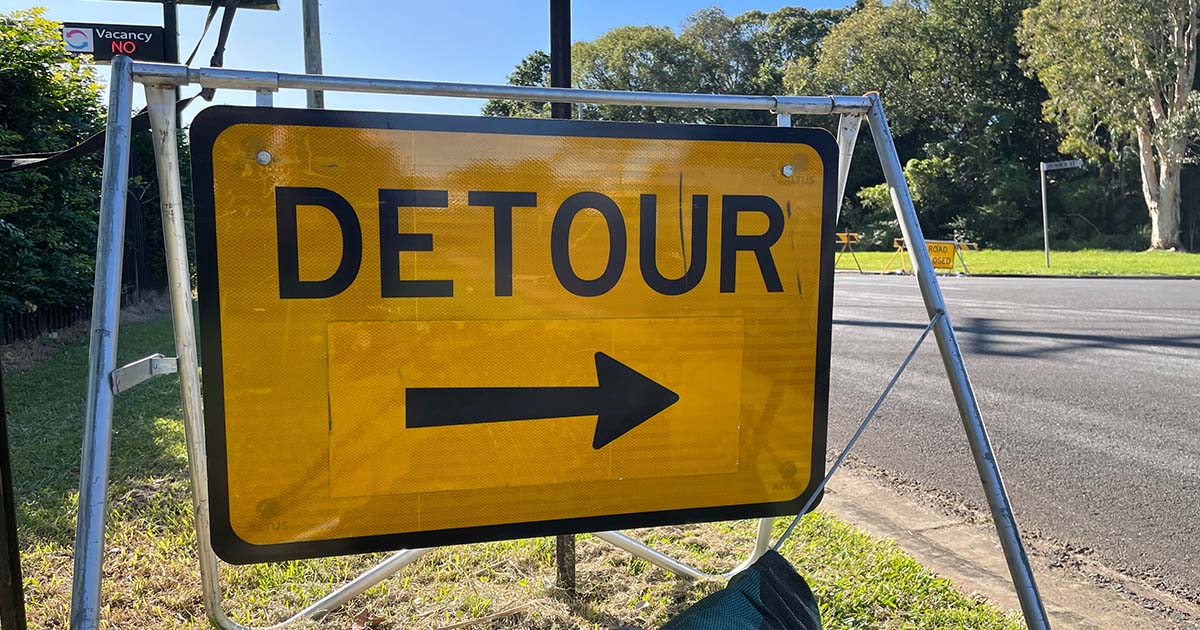 Temporary overnight closures of Bangalow Road