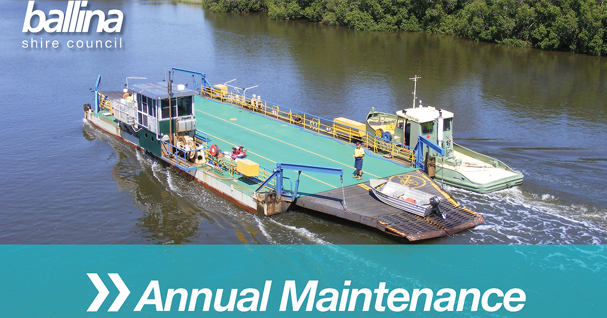 Annual maintenance for Burns Point Ferry from Friday 27 August