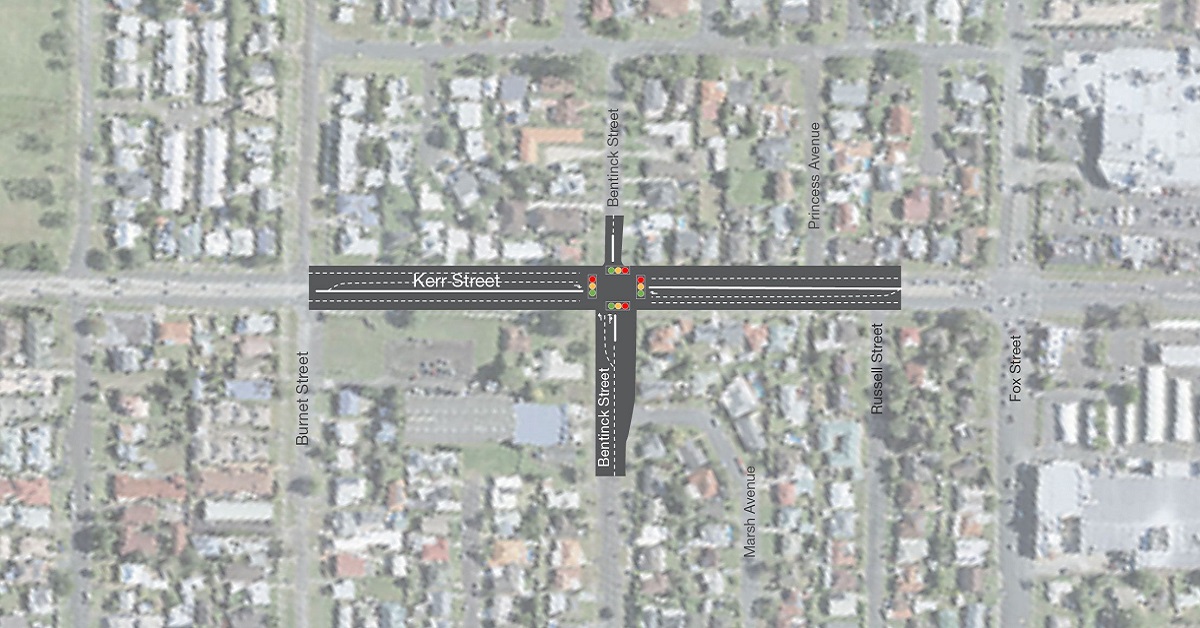 Kerr and Bentinck Street intersection upgrade gets underway