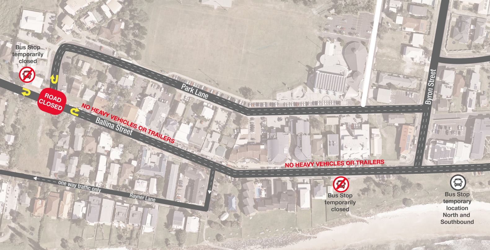 Temporary road closure for next stage of Lennox Village Vision