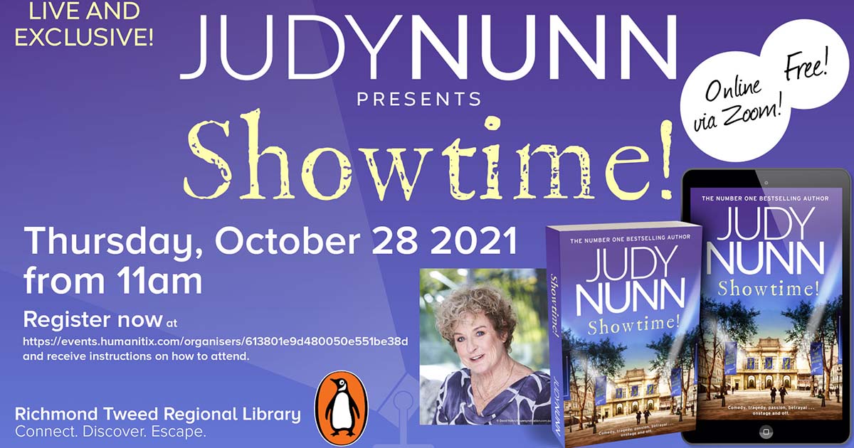 Bestselling Author Judy Nunn online event