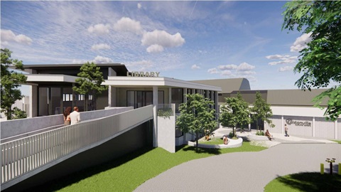 Mock up design of proposed new Alstonville Cutlural Centre