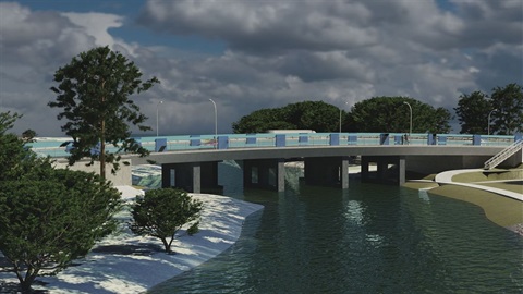 concept design of canal bridge