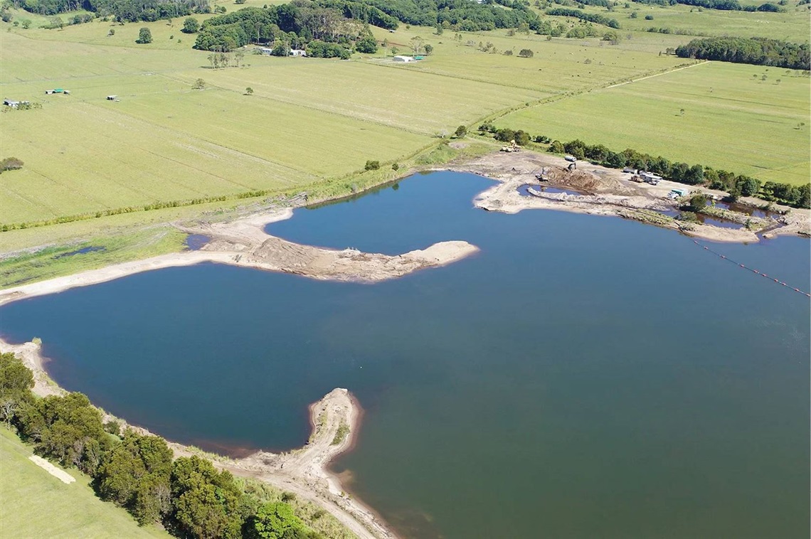 Ballina Sands Quarry Aerial