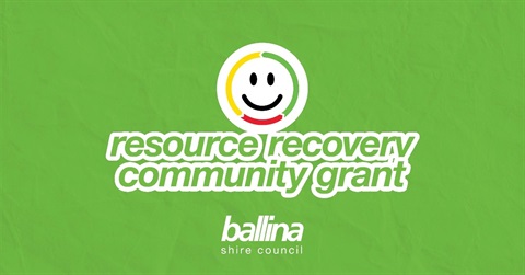 resource recovery community grant banner